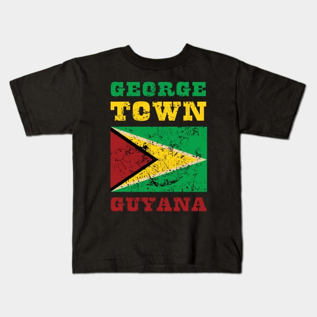 Flag of Guyana Kids T-Shirt by KewaleeTee